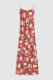 ANINE BING Chloe Dress - Terracotta Daisy Print
