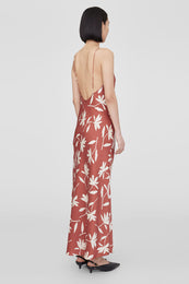 ANINE BING Chloe Dress - Terracotta Daisy Print