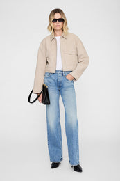 ANINE BING Christian Jacket - Sand - on model front