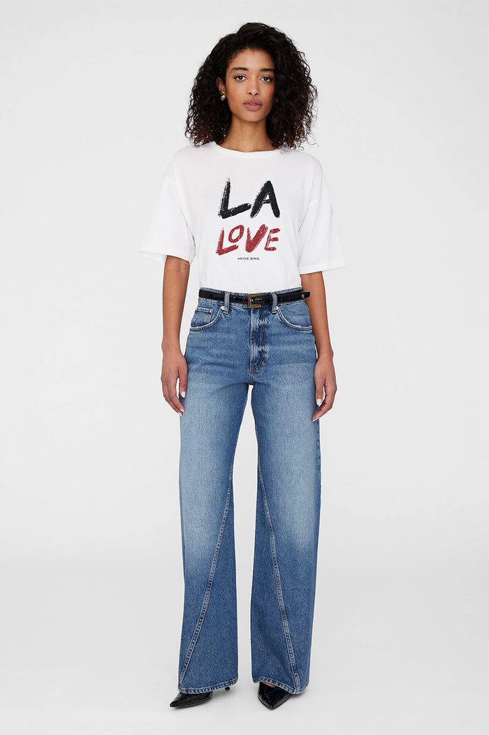 ANINE BING Cohen Tee LA Love - Ivory