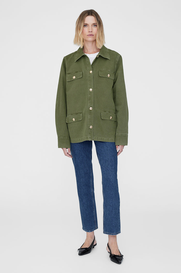 ANINE BING Corey Jacket - Army Green