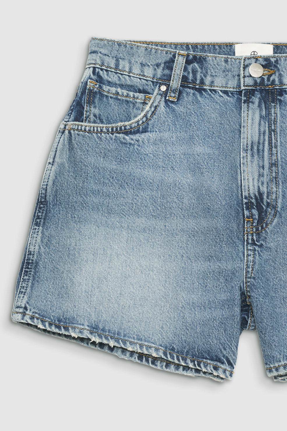 Anine bing hot sale denim shorts