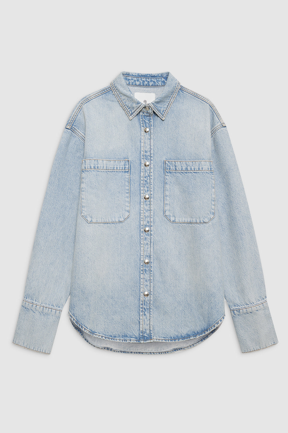 Dante Shirt - Bleached Blue View 3