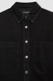 ANINE BING Dante Shirt - Iron Black Denim