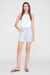 ANINE BING Delaney Short - Lucid Blue - on model front