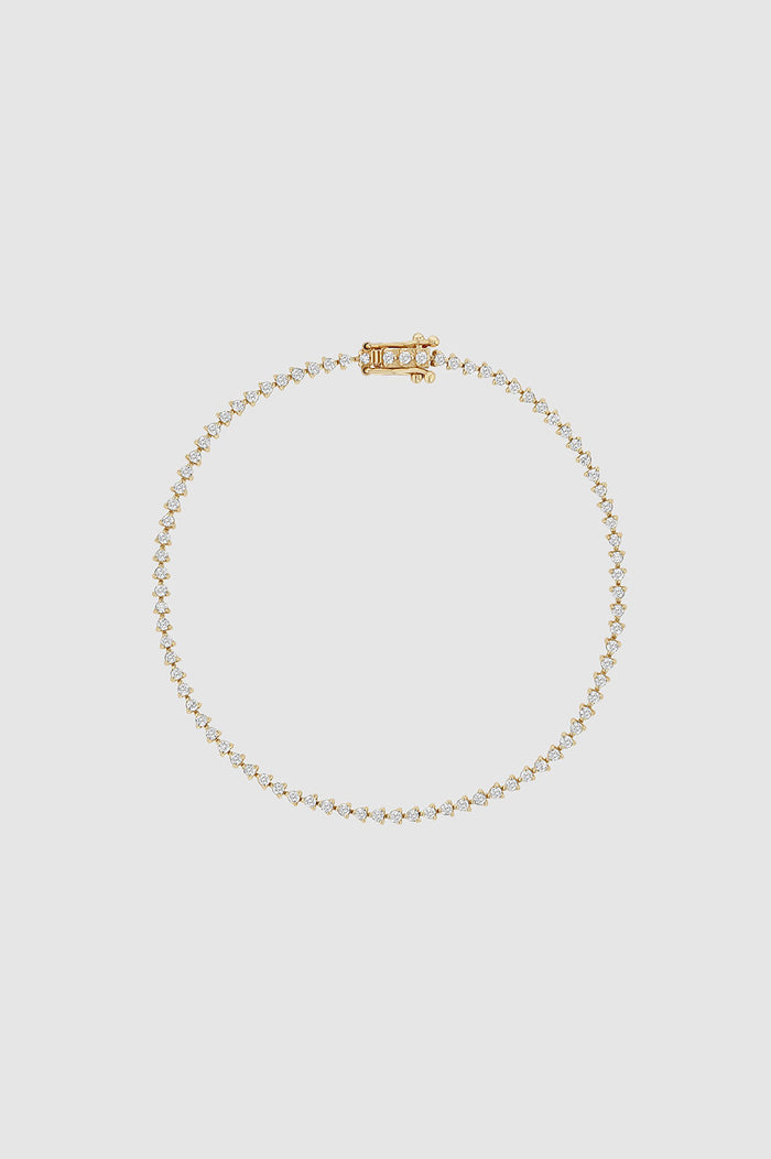 14K White Gold & Diamond Tennis Bracelet 1476-51 7191 | Grants Jewelry