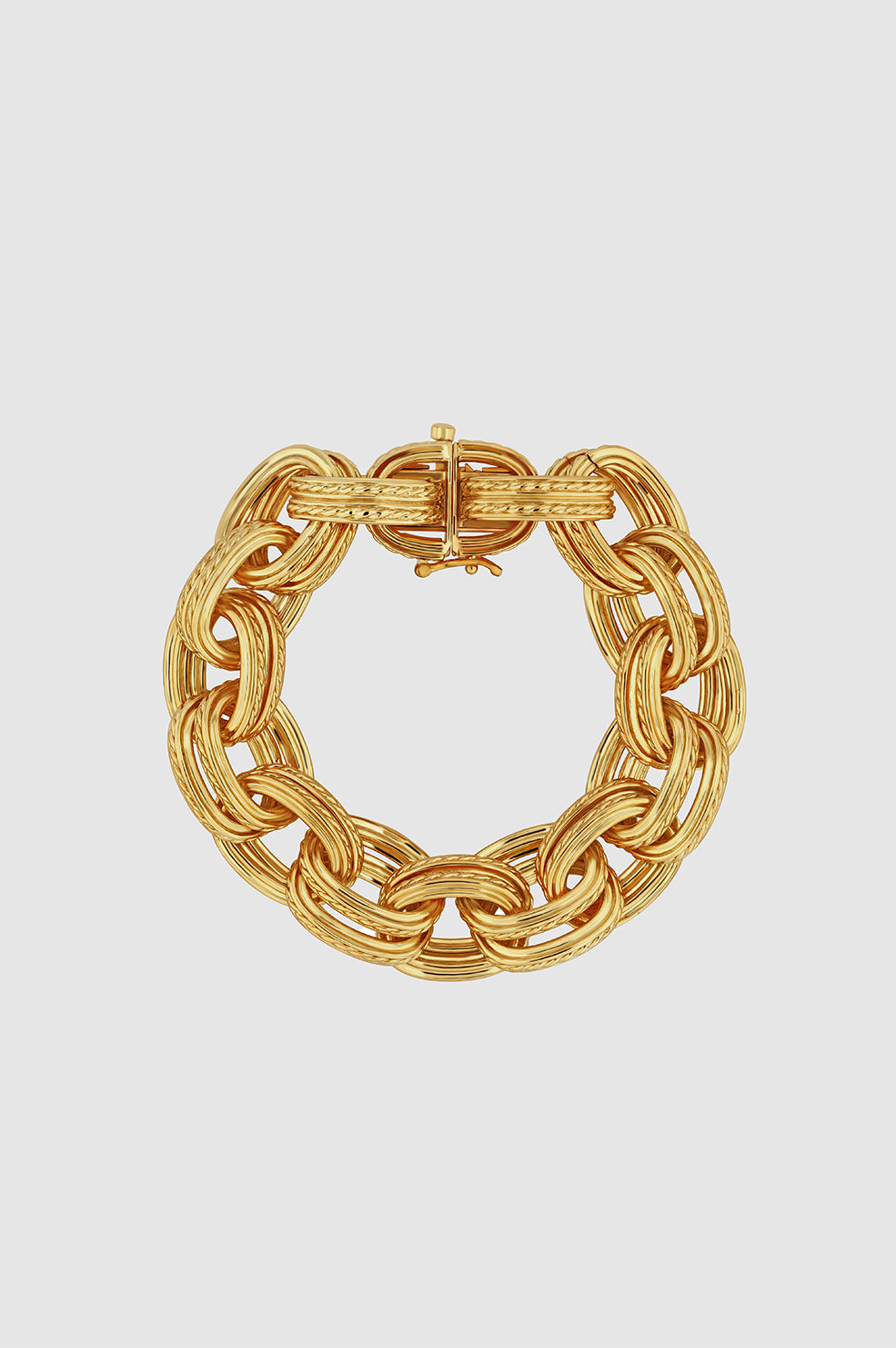 ANINE BING Double Link Chain Bracelet - Gold