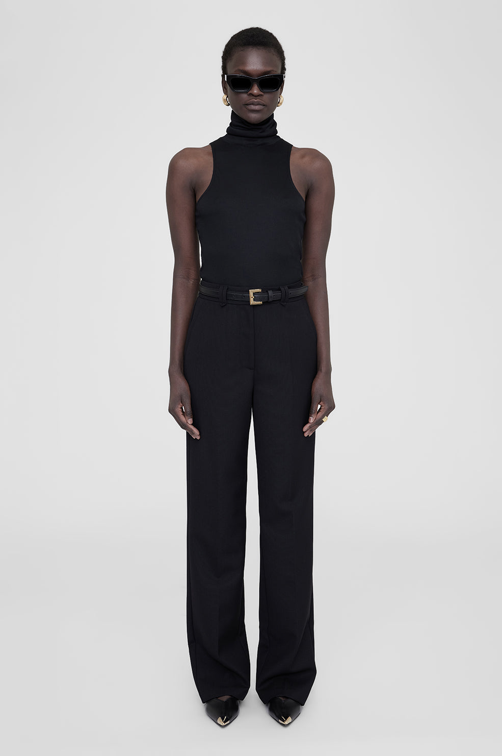 Drew Pant - Black View 1