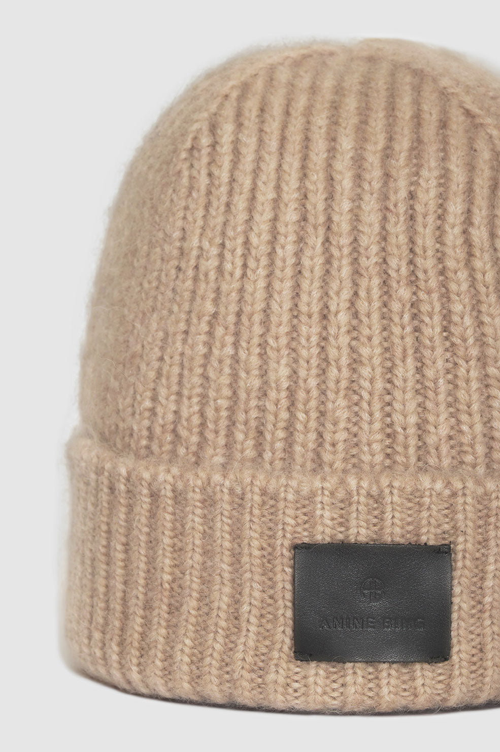 ANINE BING Elia Beanie - Camel