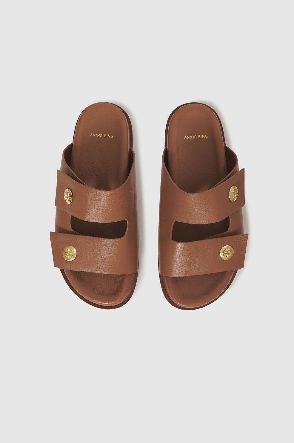 Ella Slides - Cognac