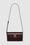 ANINE BING Elly Crossbody Bag - High-Shine Burgundy

