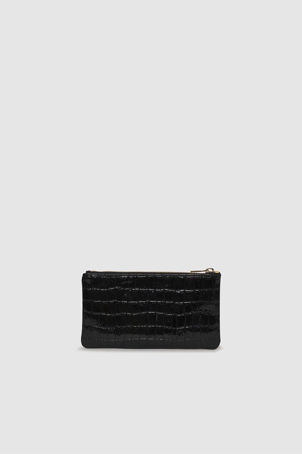 ANINE BING Elly Pouch - Black Embossed