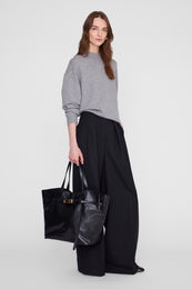 Elly Tote Small Grained Leather - Black