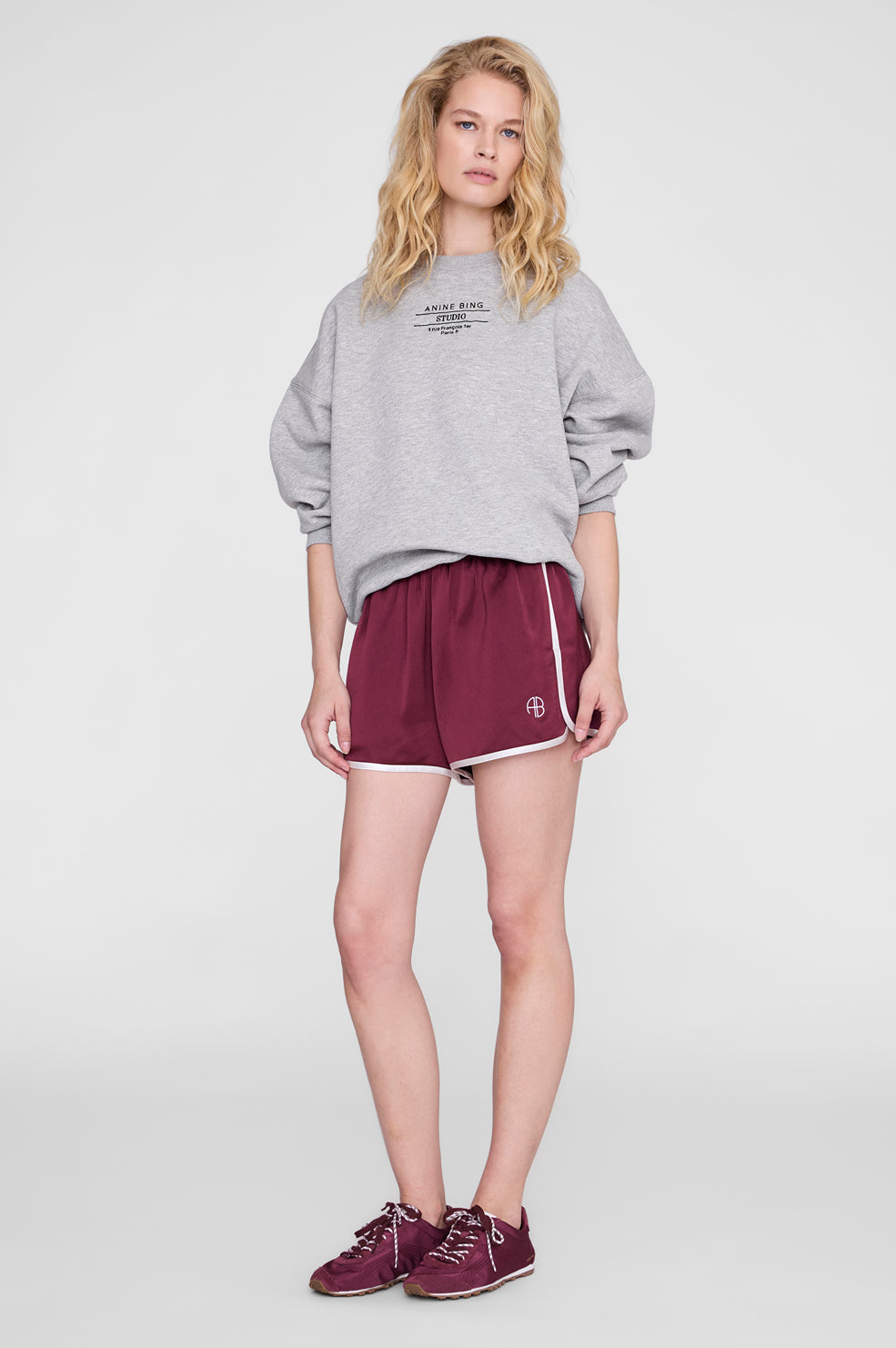 Eva Short - Burgundy