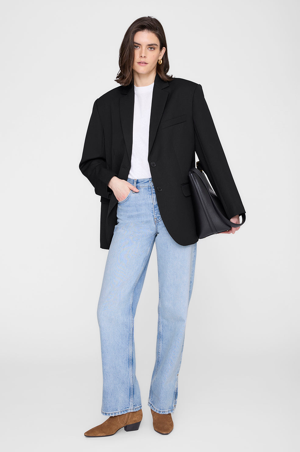 Freya Flat Boots - Tobacco View 2