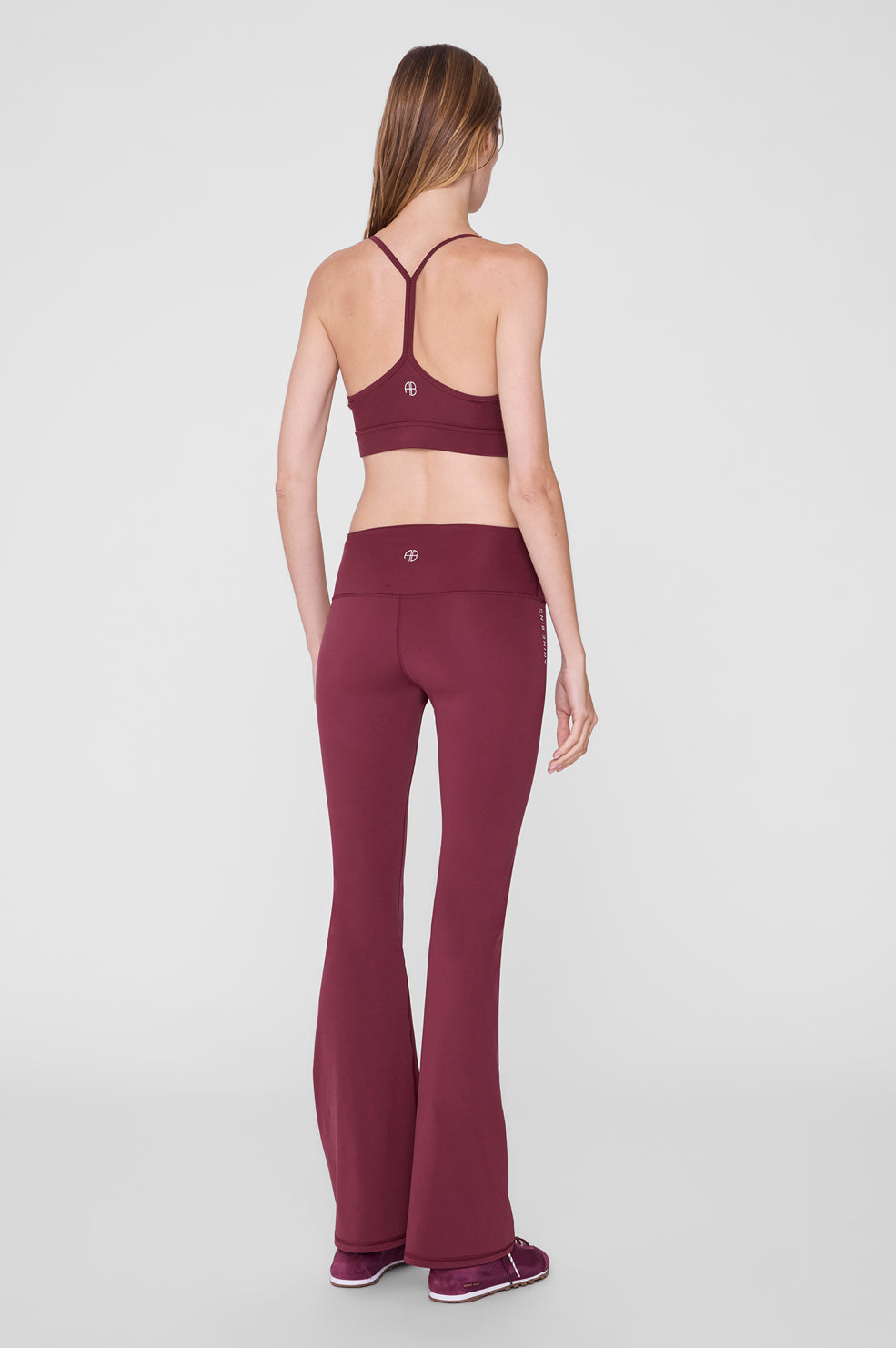 Gabrielle Legging - Burgundy View 3