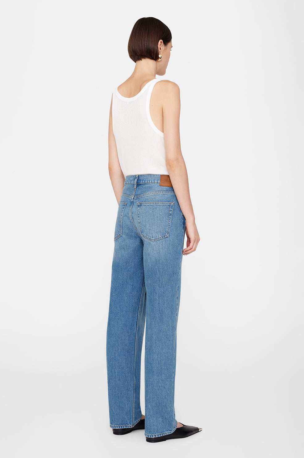 Gavin Long Jean - Atlantic Blue View 2