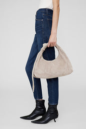 ANINE BING Grace Bag - Taupe Suede