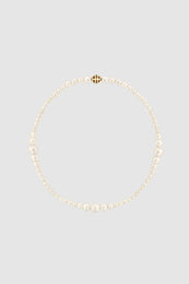 ANINE BING Gradual Pearl Necklace - 14k Gold