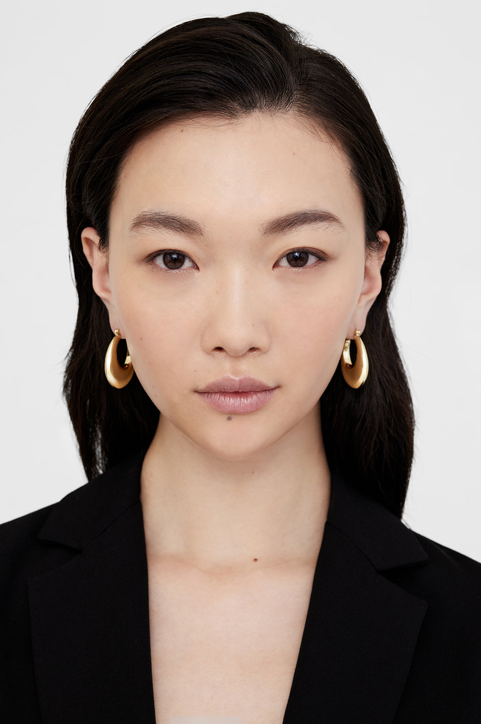 Gradual Hoop Earrings - Gold