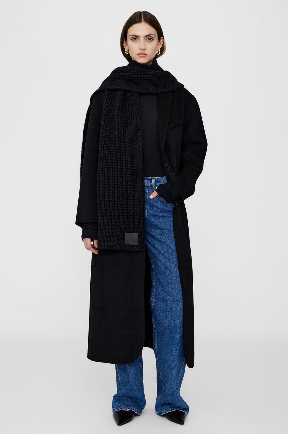 Hannah Scarf - Black View 2