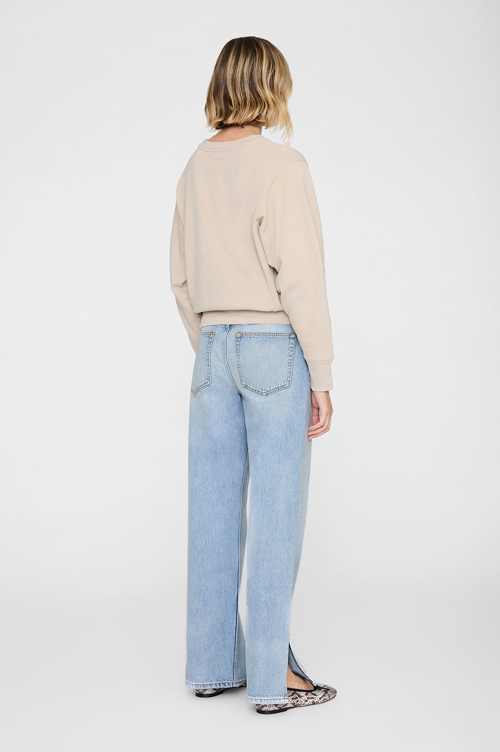 Harry Shrunken Sweatshirt La - Vintage Black View 5