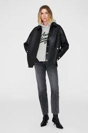 ANINE BING Harvey Sweatshirt Signature - Heather Grey