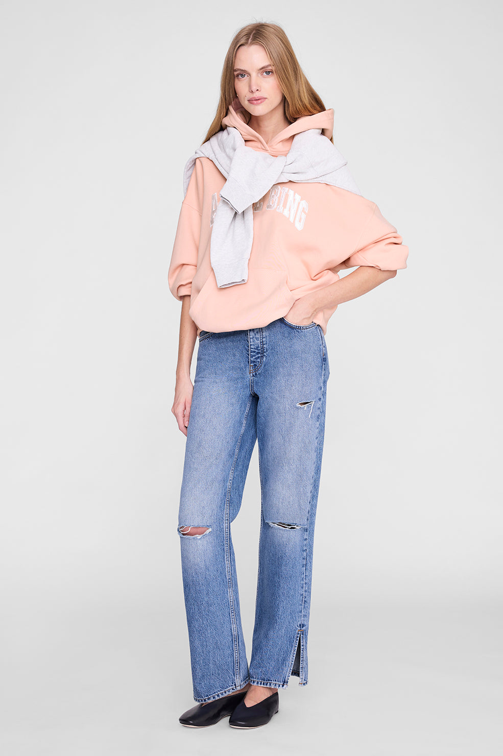 Harvey Sweatshirt - Heather Grey View 2
