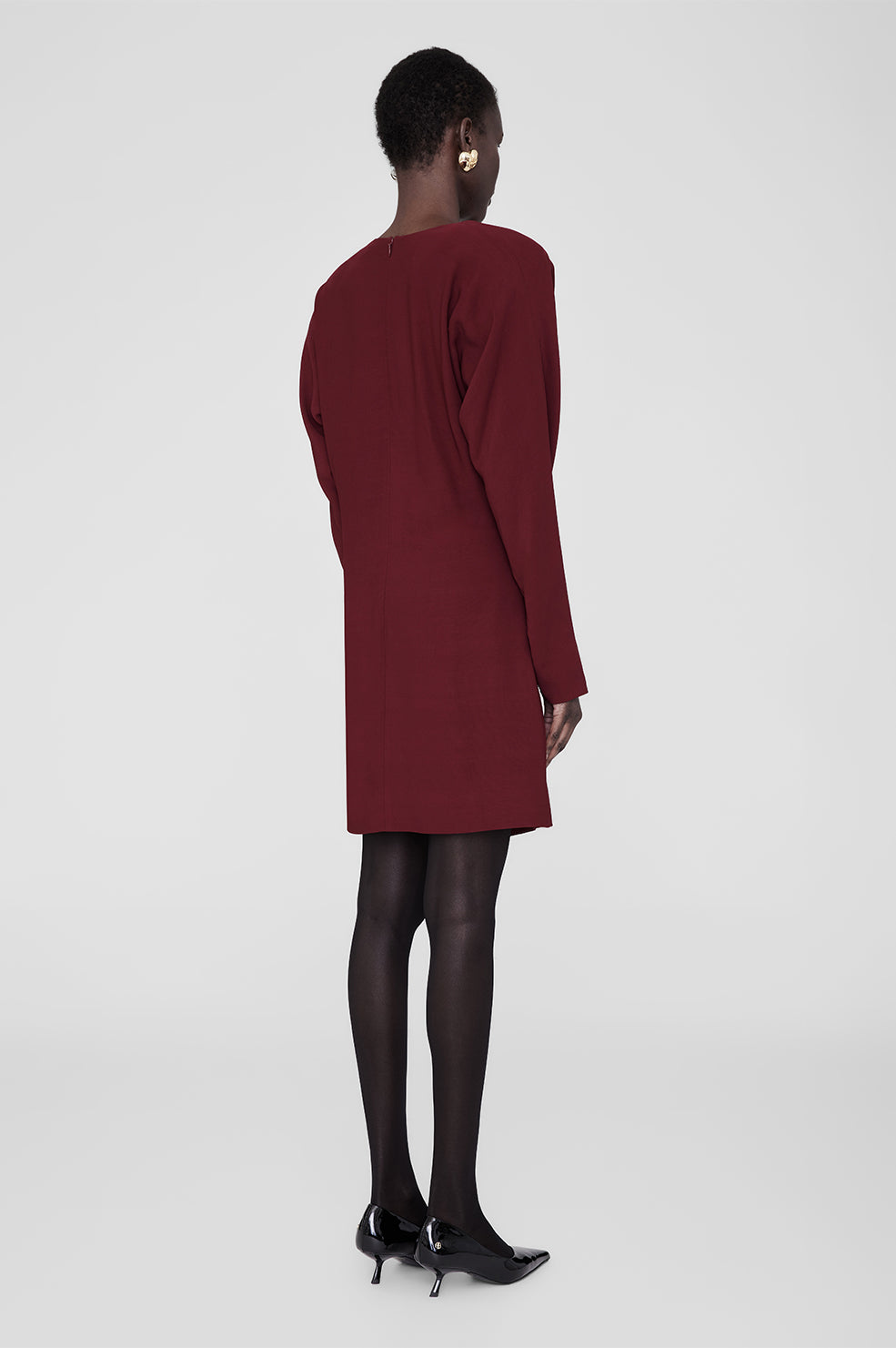 ANINE BING Haven Dress - Cabernet