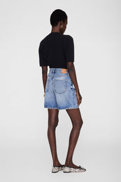 ANINE BING Heath Short - Caspian Blue - on model back