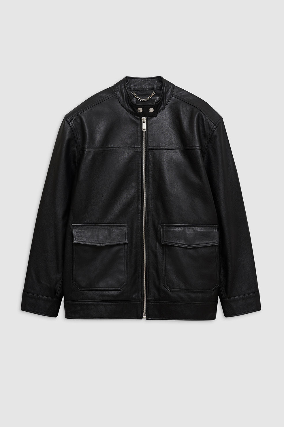 Henry Jacket - Black Leather View 3