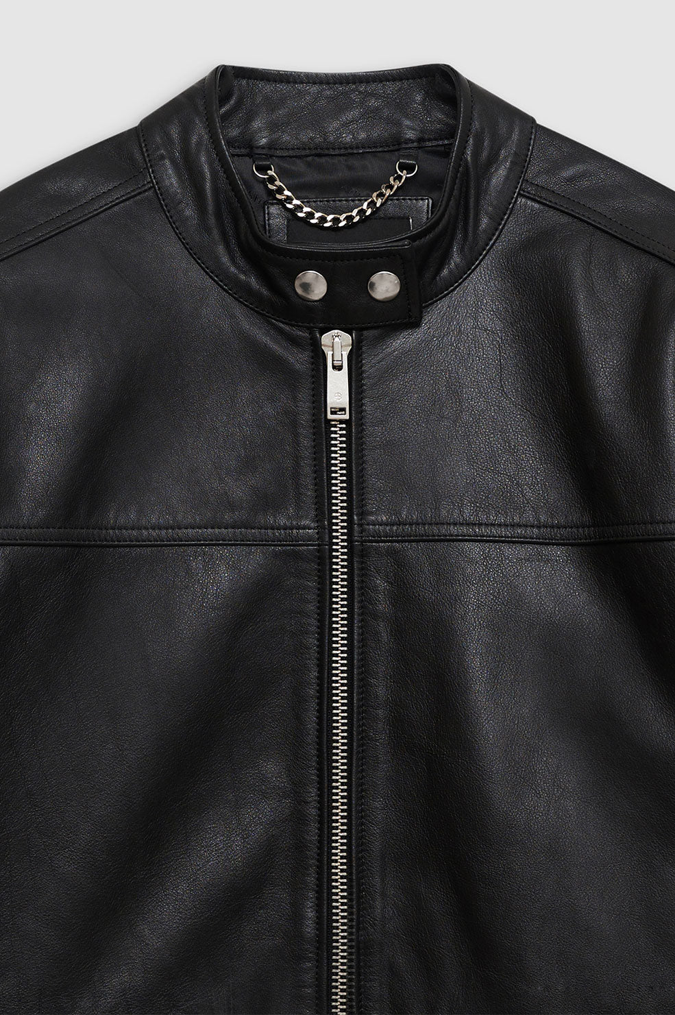 Henry Jacket - Black Leather View 4