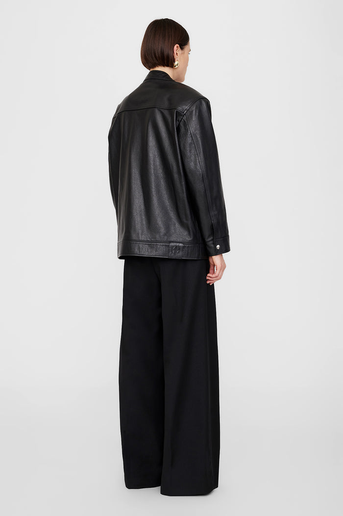 ANINE BING Henry Jacket - Black Leather