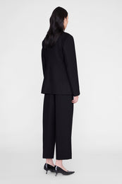 ANINE BING Huda Blazer - Black - on model back