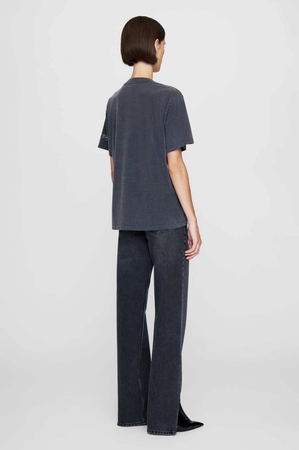 Hudson Tee AB X To X Brigitte Bardot Film - Washed Black View 2