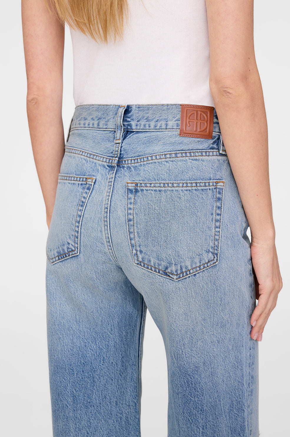 ANINE BING Hugh Jean - Summer Indigo Destructed