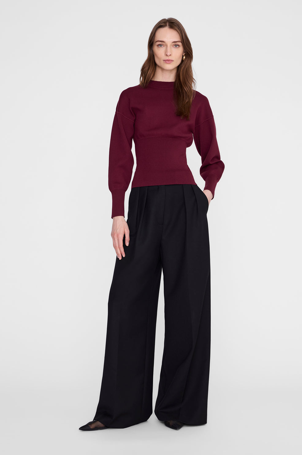 Imane Sweater - Fig View 1