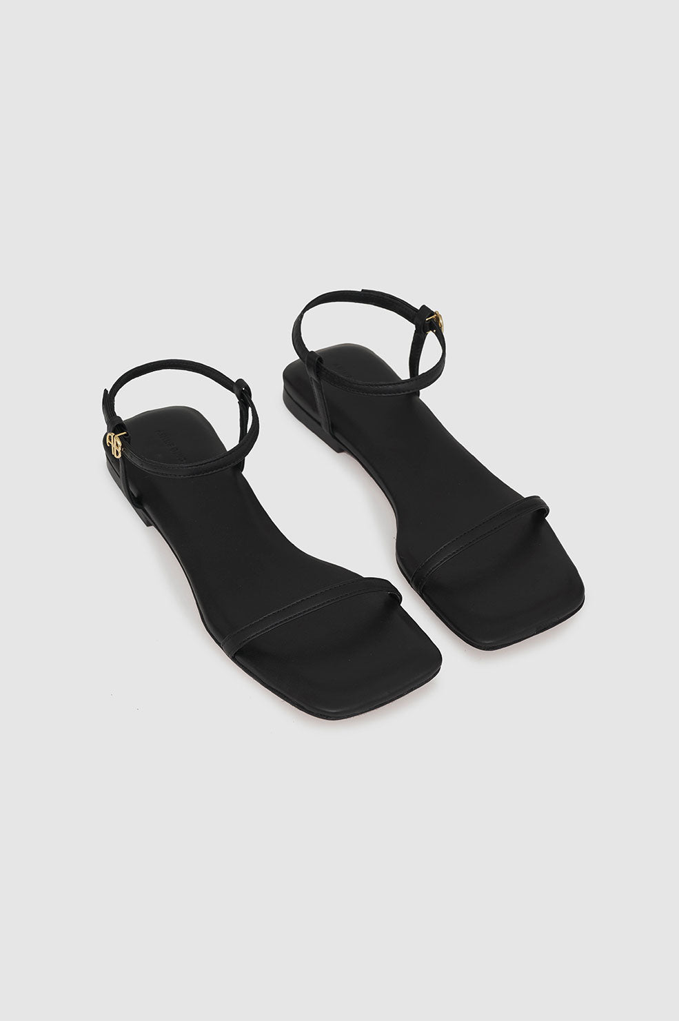 ANINE BING Invisible Flat Sandals - Black