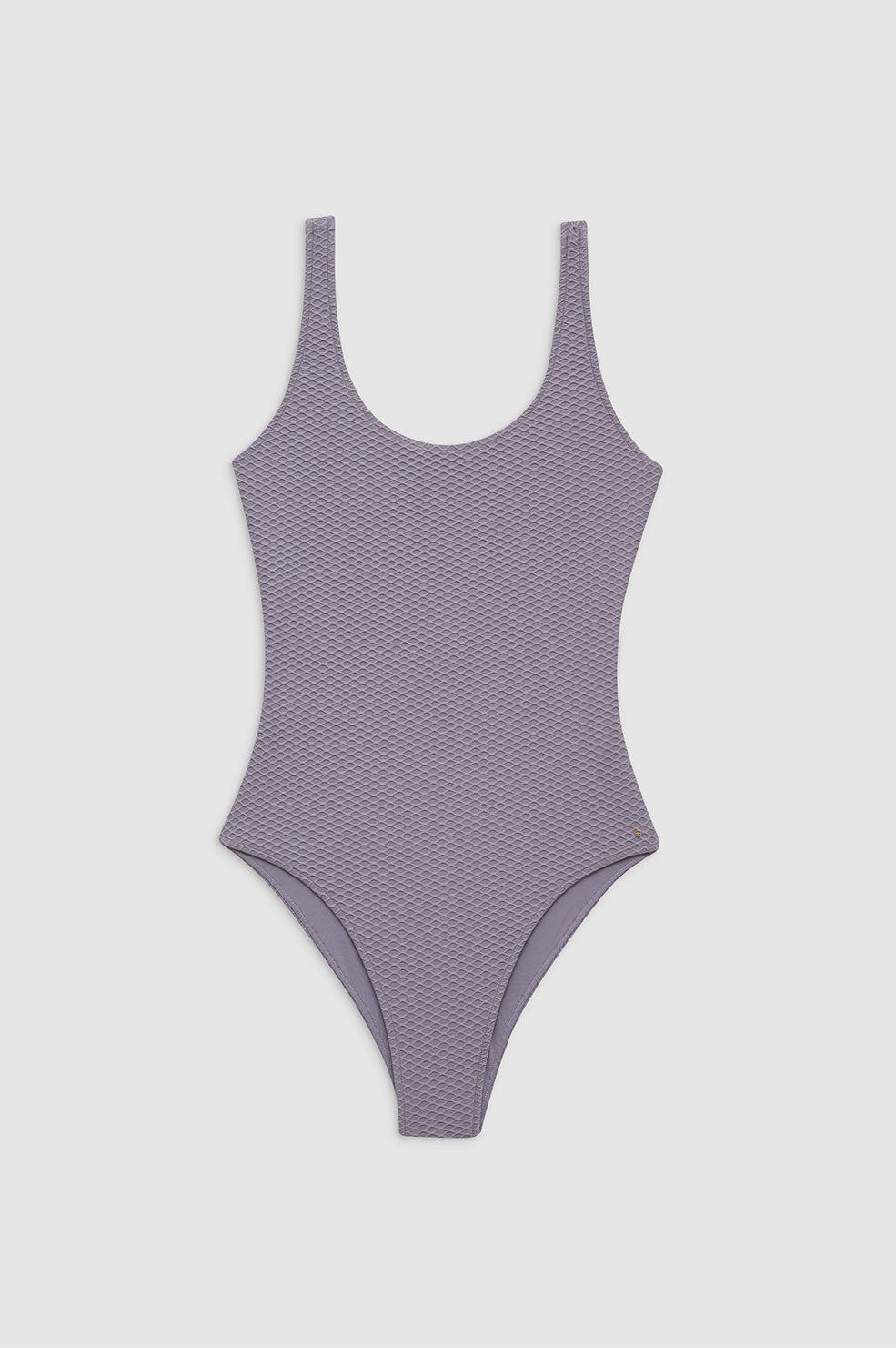 ANINE BING Jace One Piece - Violet - Front View