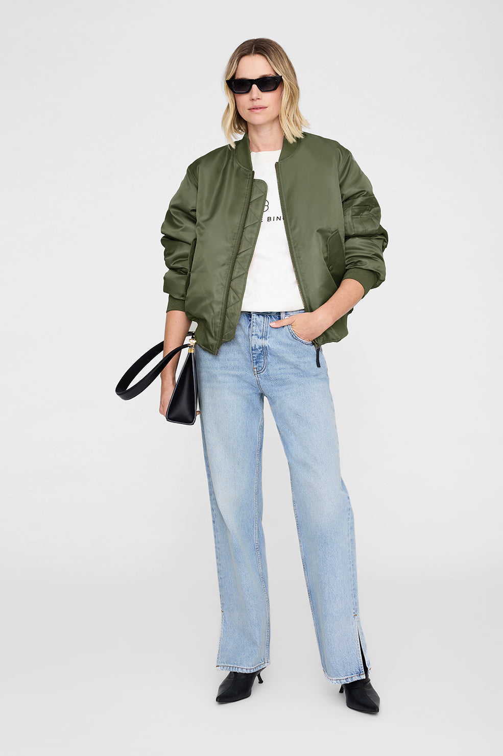 Jaci Sweatshirt Monogram - Ivory View 2