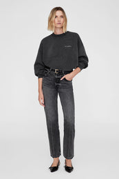 Jaci Sweatshirt Lyrics - Washed Black XS