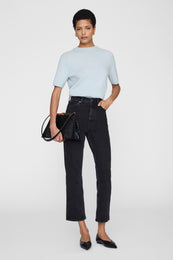 ANINE BING Jackson Sweater - Spring Mint - on model front