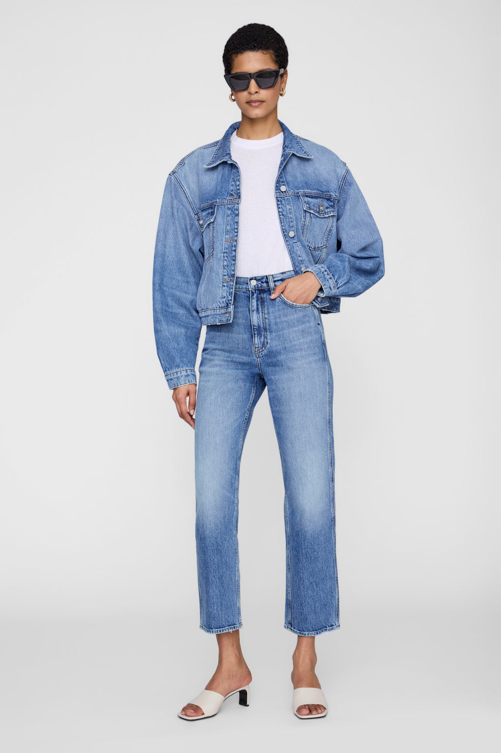 Jayden Mule Sandals - Bone