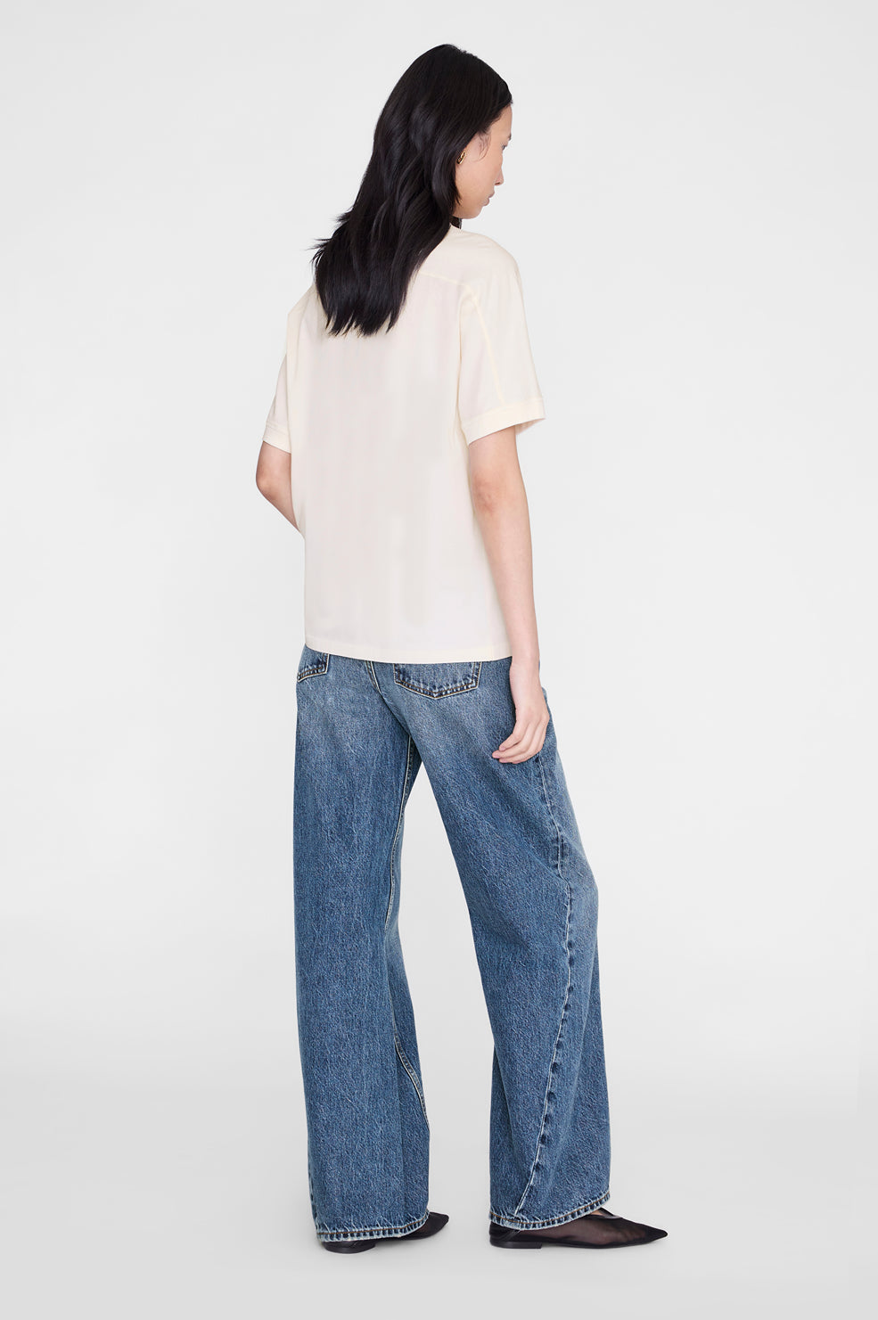 Jaylin Tee Collegiate - Washed Sage View 5