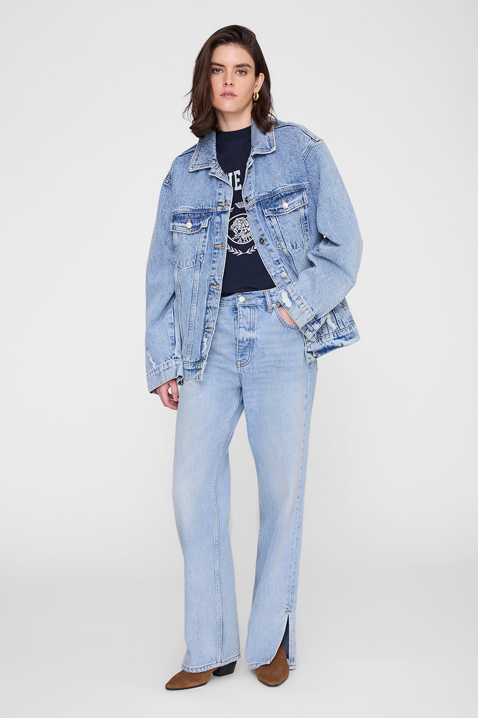 Jaylin Tee Collegiate - Navy View 2