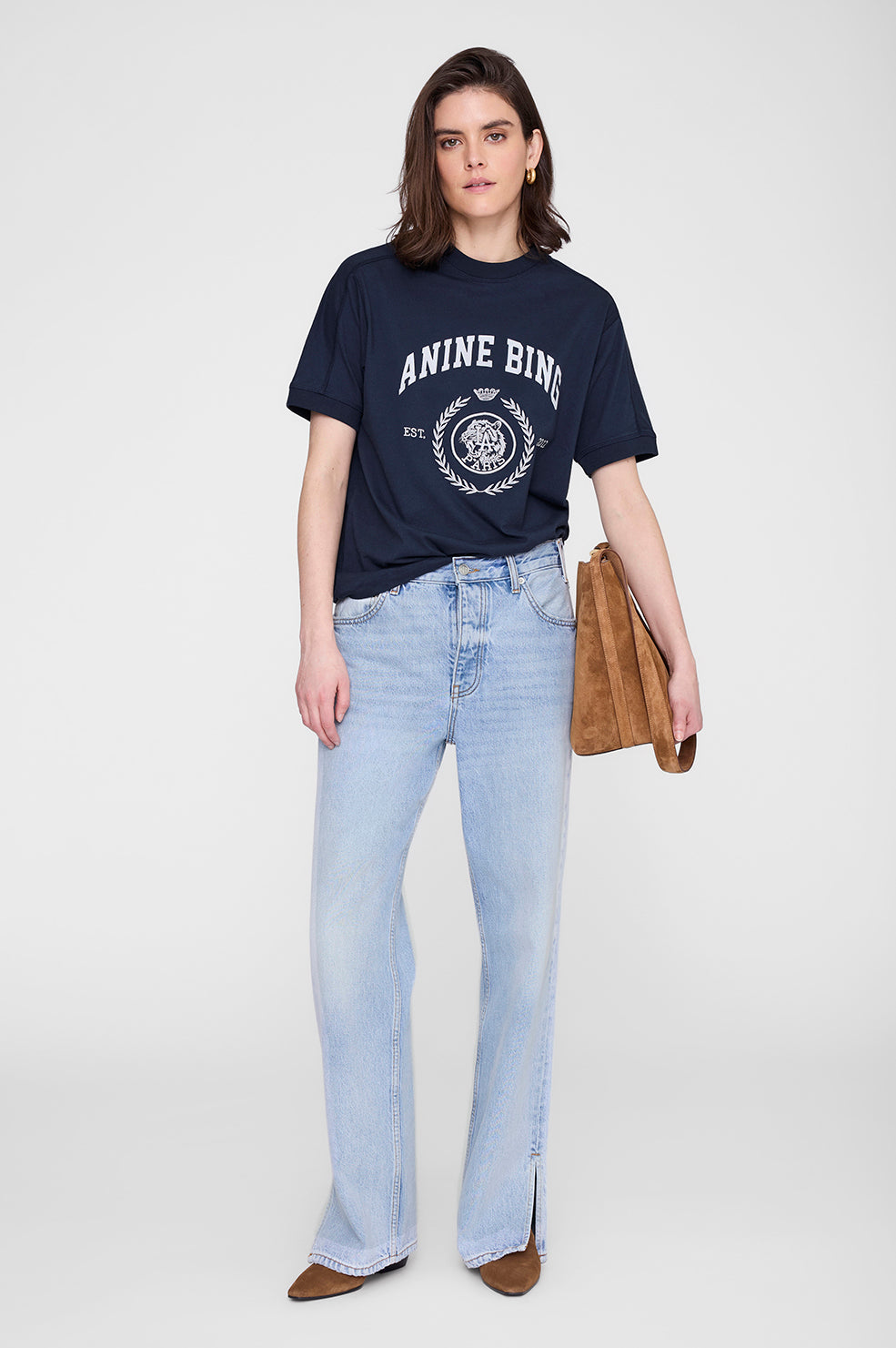 Jaylin Tee Collegiate - Navy View 5