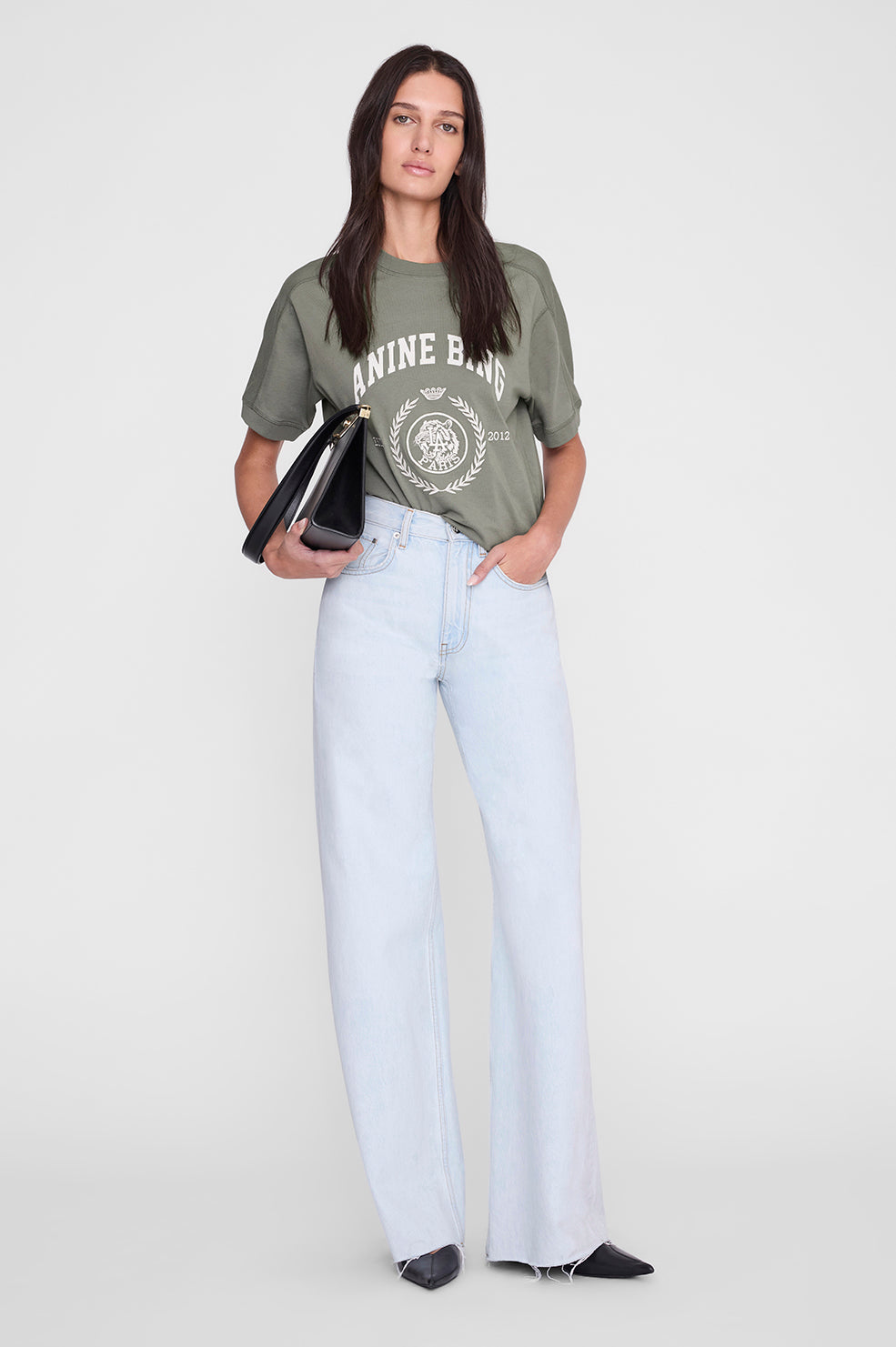 Jaylin Tee Collegiate - Washed Sage