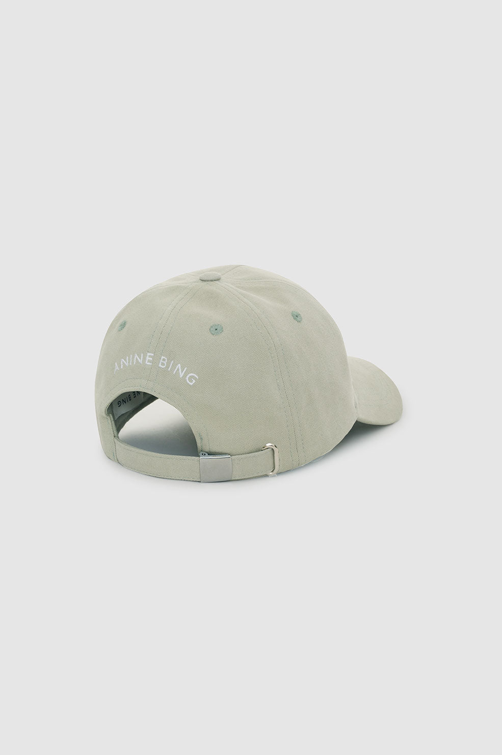 ANINE BING Jeremy Baseball Cap University New York - Wash Faded Seafoam