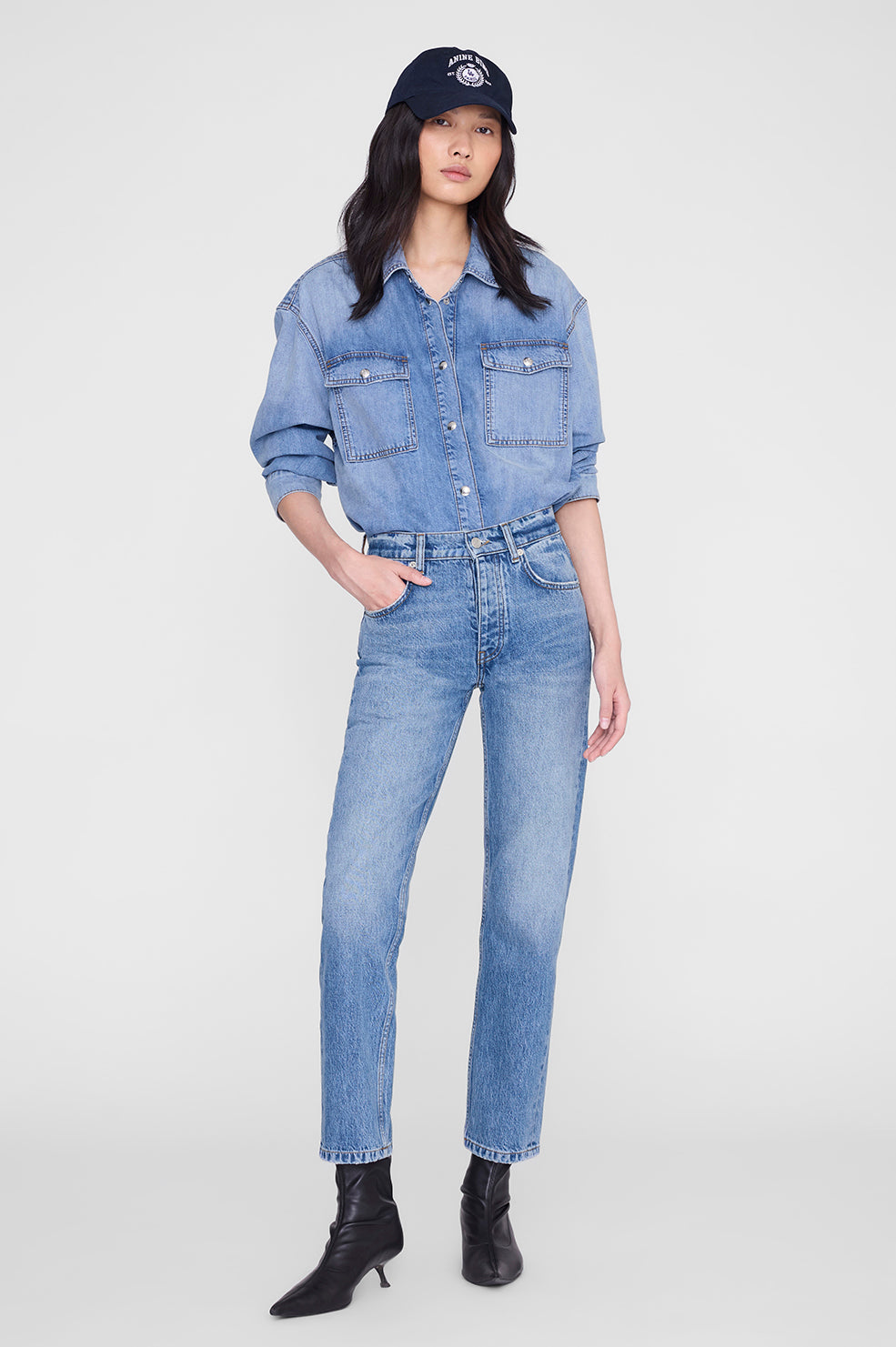 Jeremy Baseball Cap Ab - Shadow Blue View 2