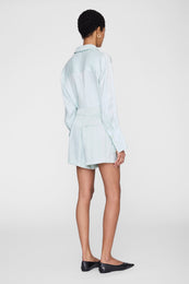 ANINE BING Kam Short - Spring Mint - on model back 